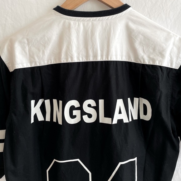 CASELY-HAYFORD🖤 Kingsland Letterman Tee button down - Picture 5 of 7